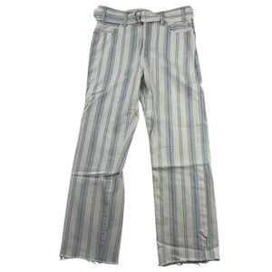 Citizens of Humanity Emery High Rise Relaxed Crop Jeans In June Stripe